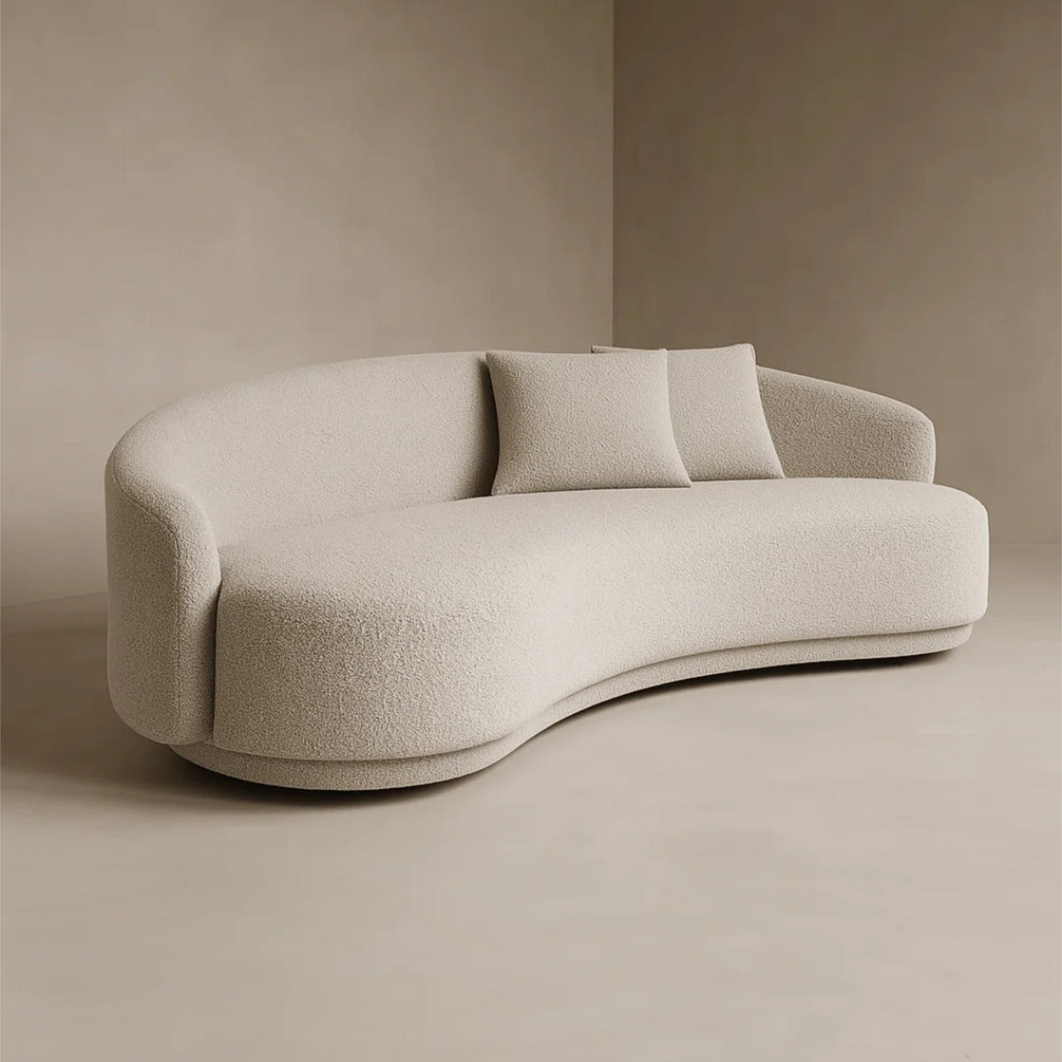 Cove 4-Seater Sofa - Steam Bouclé
