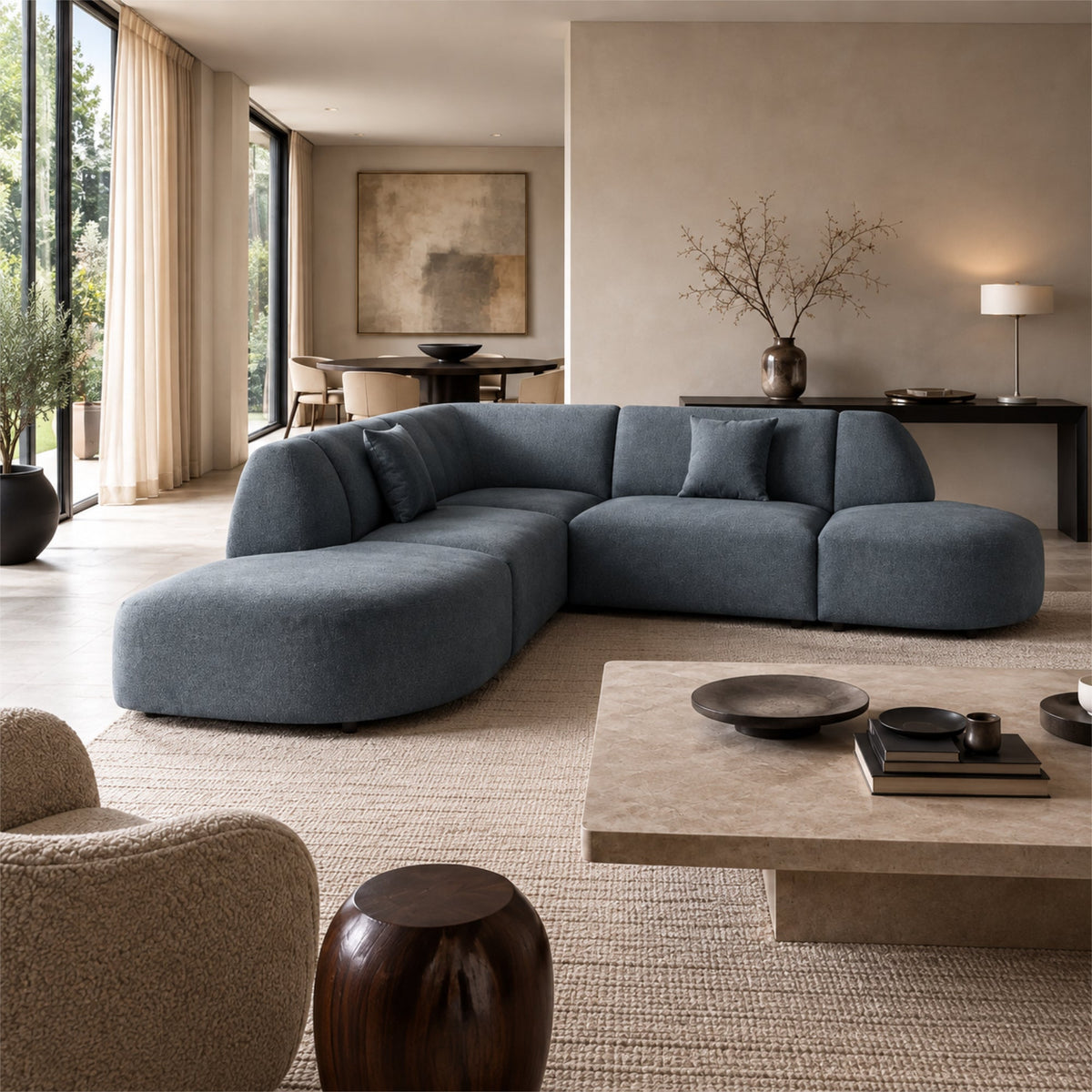 Marseille Modular 5 Piece Sofa - Bella Pacific