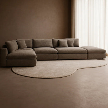 Blanco 5 Piece Modular Sofa - Charcoal