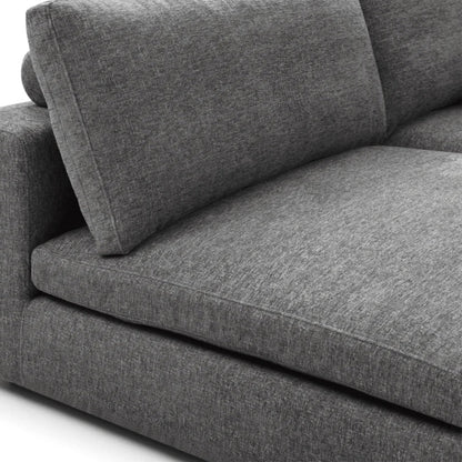 Blanco 5 Piece Modular Sofa - Charcoal