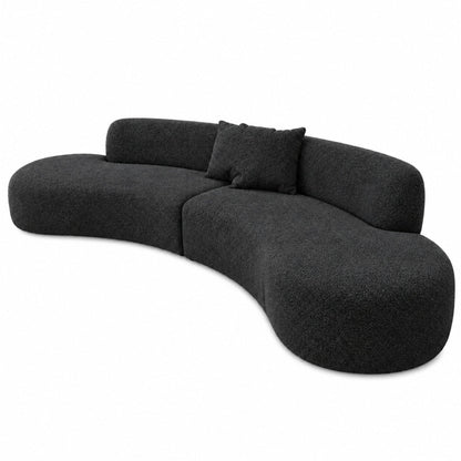 Miami Curved Cinema Boucle Sofa