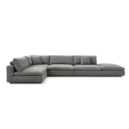 Blanco 5 Piece Modular Sofa - Charcoal