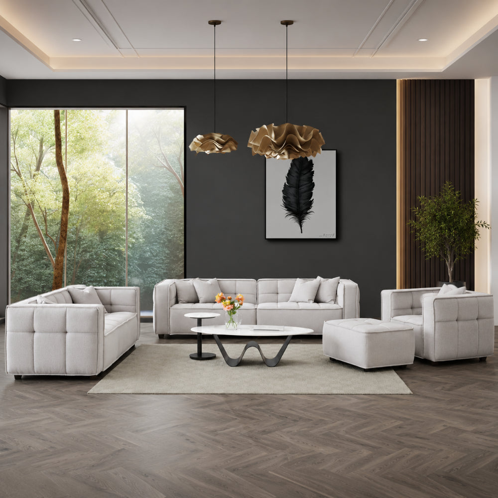 Murray Boucle Sofa &amp; Chair
