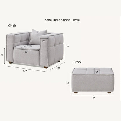 Murray Boucle Sofa &amp; Chair