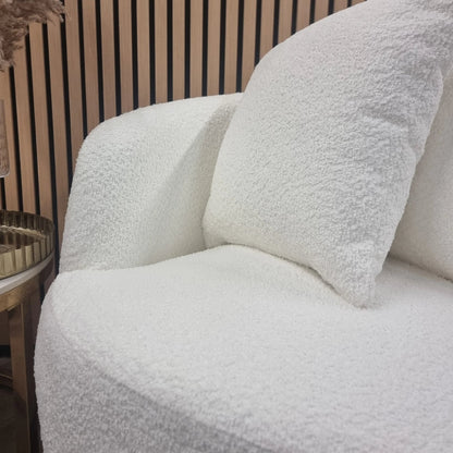 Teddy Boucle Snuggle Chair